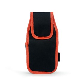 ECOmorning Canvas Tool Pouch Tool Organizer Bag Electricians Organizer Pouch Waist Bag for Tools with 6 Roomy Pockets, 9 Tool Loops, Adjustable Waist Strap for DIY Electricians Carpenters, Black