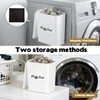 Rainmae Magnetic Laundry Lint Bin with Lid, Dryer Lint Bin,
