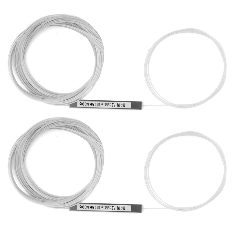 2Pcs PLC Splitter Bare Fiber No Connector Single Mode Power