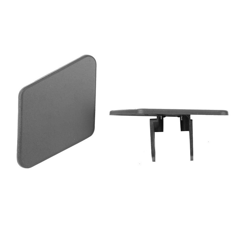 1 Pair Car Front Bumper Headlight Washer Nozzle Primed Cover