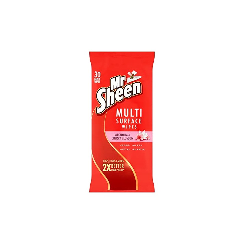 Mr Sheen Magnolia and Cherry Blossom Ultra Effective Furnitire Wipes