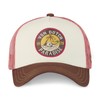 Von Dutch Men's & Women's Adjustable Surf Trucker Cap, Beige/Brown/Red,