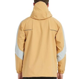 Arasiyama Men's Lightweight Waterproof Rain Jacket Windproof Raincoat with Hood Outdoor Ventures for Hiking Golf Travel