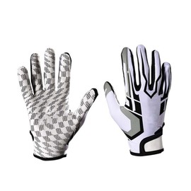 Sports Gloves, American Football Gloves, Breathable Mesh, Fingers, Medium Thickness, Non-Slip Rugby (M)