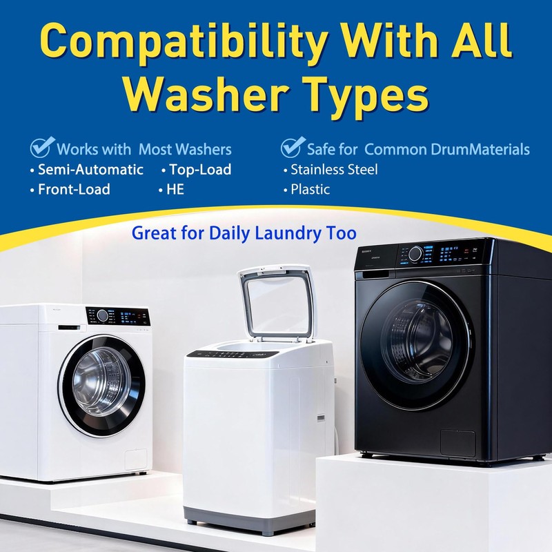 TXYXT 24 Count Washing Machine Cleaner for Pet Hair Relief