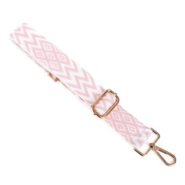 Gyxcelc Bag Straps for Changing, Adjustable Shoulder Strap, Width 3.8 cm, Length Adjustable 80-140 cm, Shoulder Strap for Shoulder Bag, Carry Bags and Handbags, DIY Accessories for Bag, Pink