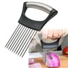 Stainless Steel Onion Holder for Slicing,Onion Slicer Holder,Onion Cutter for