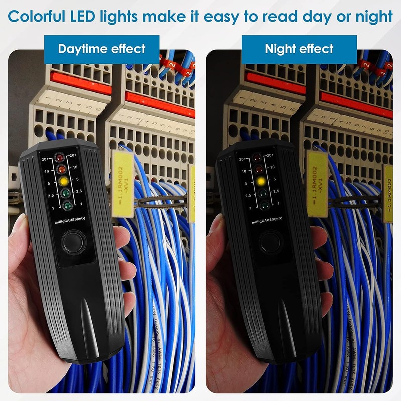 Electromagnetic Field Radiation Detector High Sensitivity Accuracy EMF Tester with