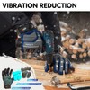 Vgo... -20℃/-4°F COLDPROOF,Winter Work Gloves,Mechanics Gloves,Impact Gloves,Anti-Vibration Gloves,Heavy Duty(S,Blue,SL9792FW)