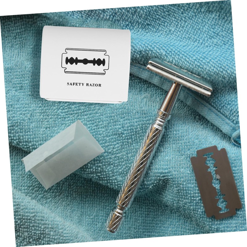 Mikinona Shaving Blade Disposal Case Printed Barbershop Blade Disposal Container