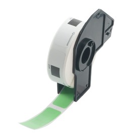 BETCKEY - Multi-Purpose Address Labels Replacement for Brother DK-1204 (0.66 in x 2.1 in), Compatible with Brother QL Label Printers [1 Rolls/400 Labels, Green]