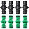HAOBIN Pack of 8 1/2 Inch Double Plug Hose Connectors