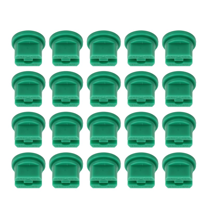 20pcs Flat Fan Spray Tip High Pressure Plastic Agricultural Sprayer