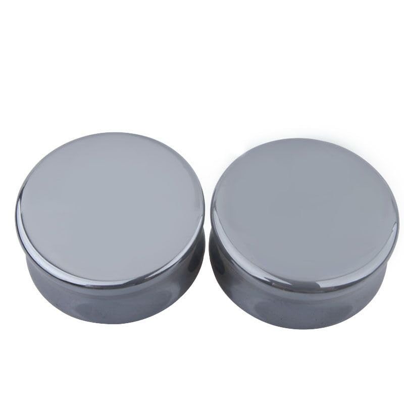 Decentraland 2 Pcs Black Organic Stone Plugs Ear Gauges Earrings