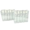 2 x Holiday Travel Clear Plastic Bottles Packs - 10