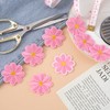 PAGOW 8 Pcs Flower Iron on Patches, Cute Daisy Flower