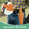2PCS Leather Sheath for Scissors,Pliers Holder, Garden Pruner Sheath, Belt