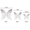 BBTO 36 Pieces DIY Mirror Butterfly Combination 3D Mirror Wall