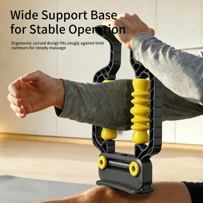 Adjustable Arm and Leg Massager Roller with Spring Base for