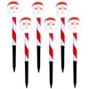 Christmas Solar Lights Yard Decorations Holiday Pathway Stake Lights (6
