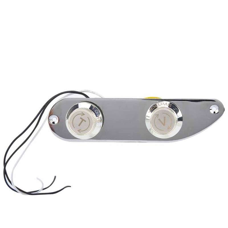 Electric Bass Control Plate with Knobs for Fender 51 P
