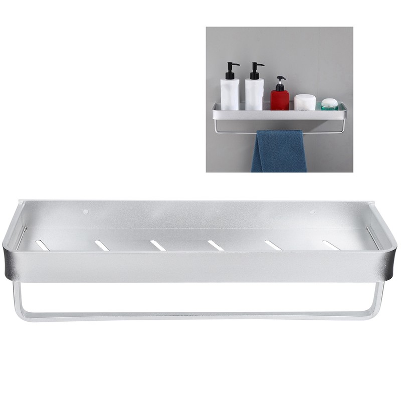 WallMounted Storage Rack Shower Shelf Multifunctional Storage Holder for Kitchen