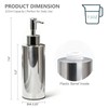 Stainless Steel Round Lotion Pump Dispenser (7.5OZ/220ML)