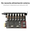 Jeswo Adaptador Tarjeta De Expansión Pci-e A Usb 3.0 De