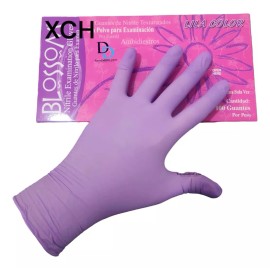 Blossom Guantes Nitrilo Lila ( 200pz )