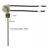 sourcing map Pull Chain Switch On-Off Speed Replacement ZE-109 for