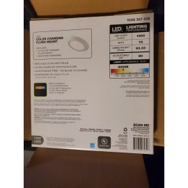 Commercial Electric Flush Mount 10" LED Light 18W Color Selectable  564131110