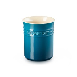 Le Creuset Stoneware Small Utensil Jar, 1.1 Litres, Deep Teal, 71501116420001