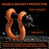 3/8 inch Tractor Bucket Hooks with 5/8 inch D-Ring Shackles