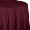 Creative Converting Burgundy Red Round Plastic Tablecover Tableware items