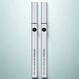 Anjumain Missha Natural Fix Brush Pen Liner 0.6g, black, 2 pcs. / 미샤 내추럴 픽스 브러쉬 펜 라이너 0.6g, 블랙, 2개