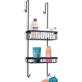 Vilde Shower Shelf Hanging Shelf for Cosmetics Bathroom Accessories Metal Black