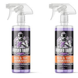 Hoosier Daddy 16oz Car Bug & Tar Remover - Fast-Acting Formula Dissolves Tough Bugs, Tar, & Sap - Easy Spray-On, Wipe-Off Solution for a Spotless Polished Finish(2-Pack)