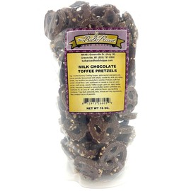 Milk Chocolate Toffee Pretzels, Bulk (1 lb. Resealable Zip Lock Stand Up Bag)
