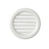 La Ventilazione T3B Round Plastic Recessed Ventilation Grille, White, 32mm