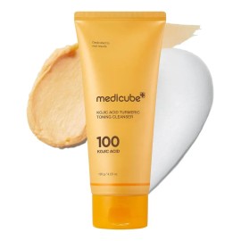 Limpiador Cuidado Facial Medicube Kojic Acid Turmeric Toning Todo Tipo De Piel Día/noche
