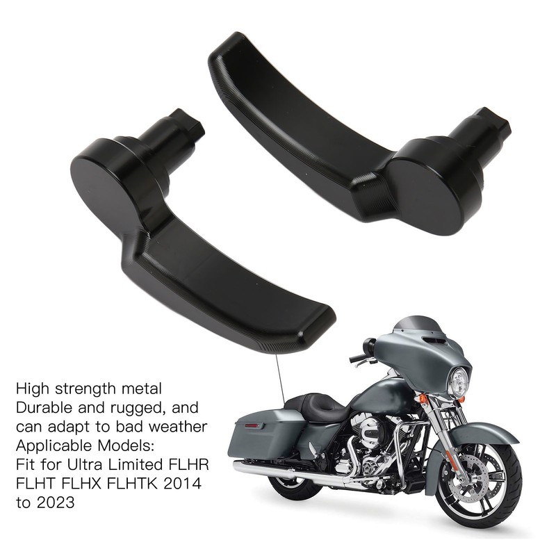 1 Pair Saddlebag Latch Kit Anodized Finish Saddle Bag Lifter