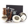 Haryali London Men's 5 Piece Double Edge Safety Razor Badger