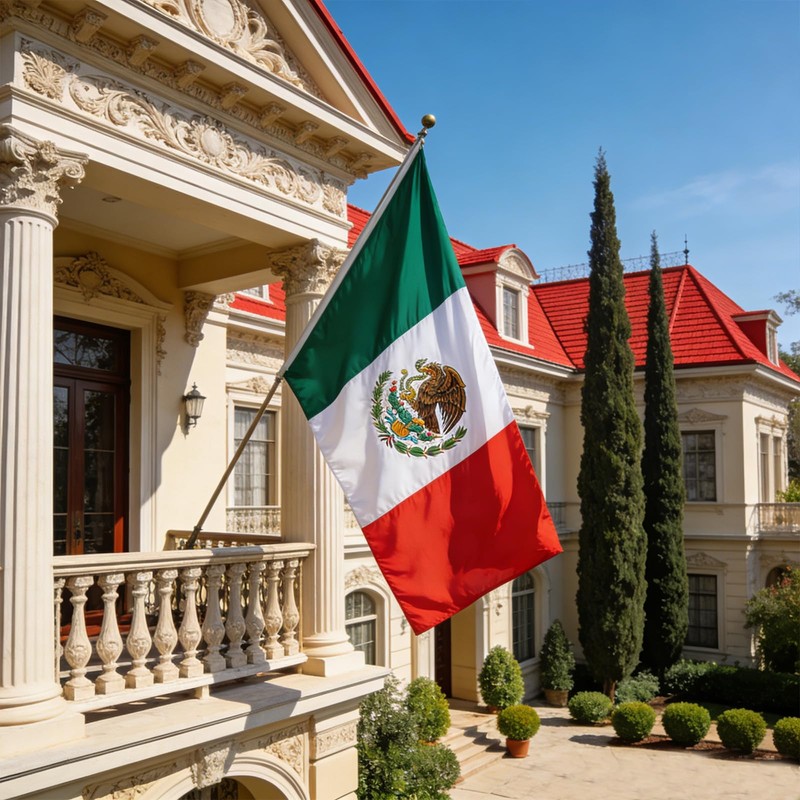 VELIFFCO Mexican Flag, Flag of Mexico 3x5 Ft - Polyester