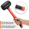 ValueMax Rubber Mallet, 16oz Rubber Mallet Hammer And 35mm Double-Faced