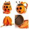 Happykids Mini Ladybug Backpack with Safety Harness for Toddlers for