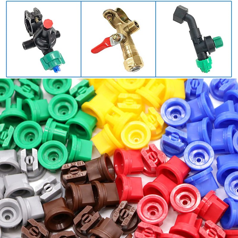 PENKOHOME 8Pcs Boom Sprayer Nozzles Tips, High Pressure Fan-shaped Atomizing