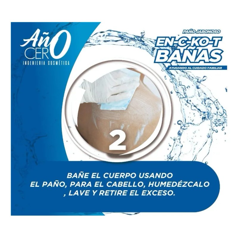 Paños Jabonosos Para Baño En Cama Sin Enjuague