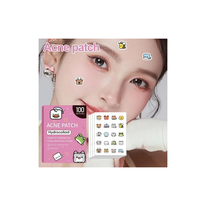 20100pcs Pe Acne Patch Skincare Disposable Cartoon