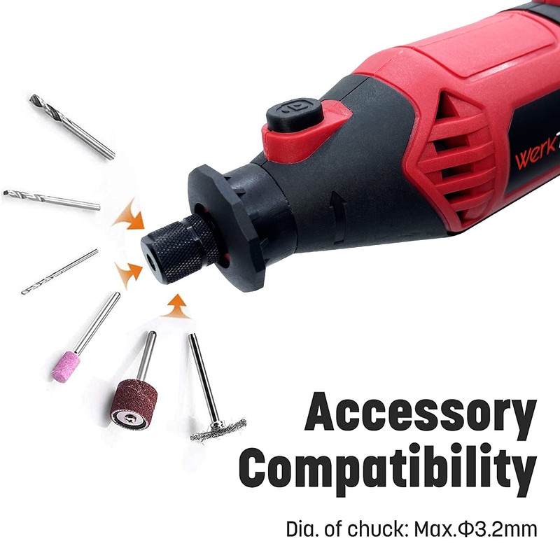 Werktough Rotary Tool Accessories Maxi Kit 372pcs All Round Versatile