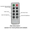 Flameless Candles with Remote Timers for Window 6PCS Battery Window